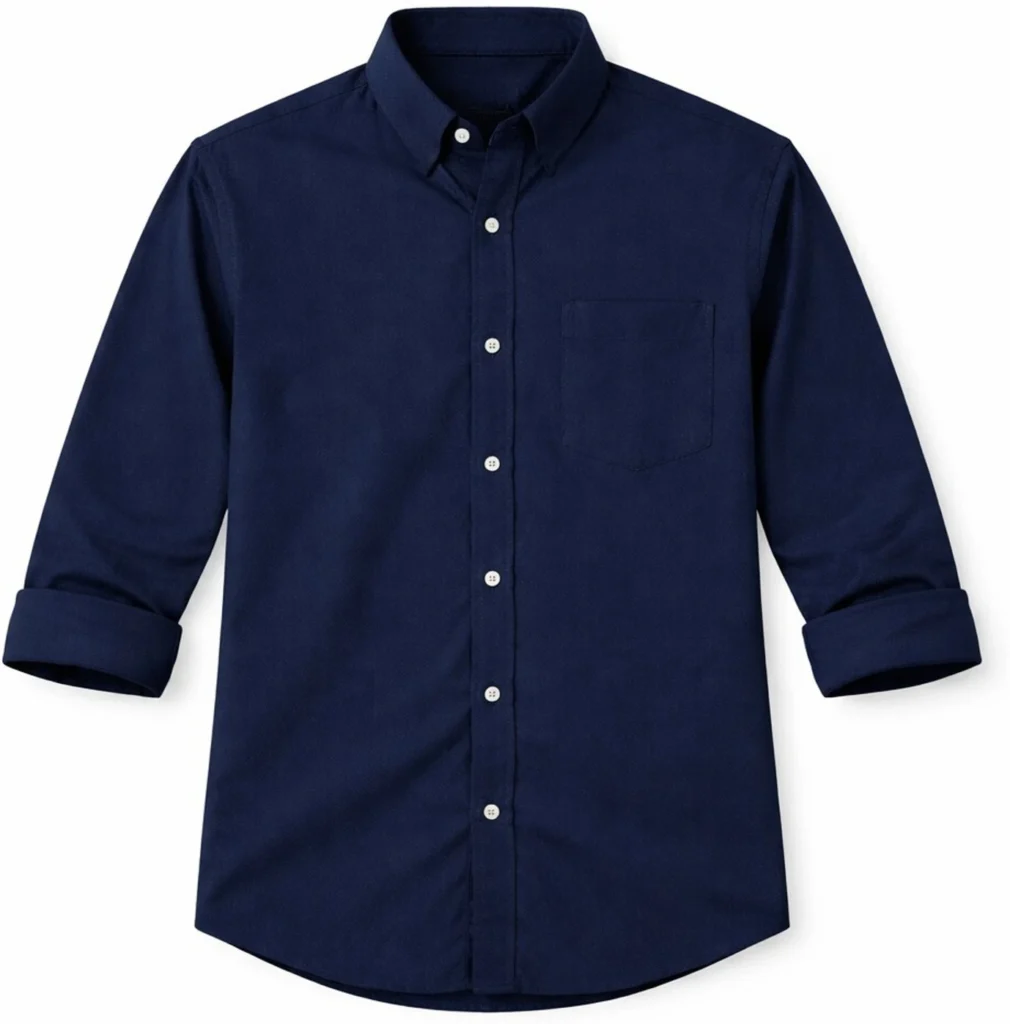FalconWear Men Regular Fit Solid Button Down Collar Casual Shirt