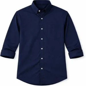 FalconWear Men Regular Fit Solid Button Down Collar Casual Shirt